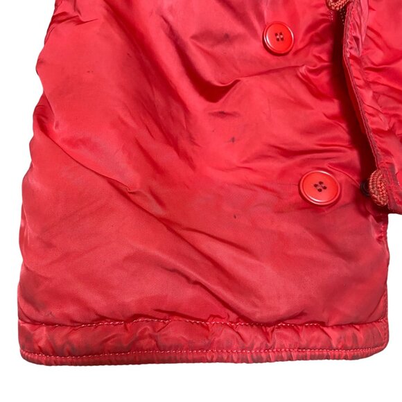 Alpha Industries Women Red Parka Type N-3B Extreme Cold Weather Medium - Picture 3 of 12
